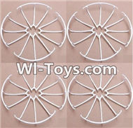MJX X402 X402H Spare Parts-20 Outer protect frame(16pcs)-White,MJX X402H X402 RC Quadcopter Drone Spare Parts Replacement Accessories